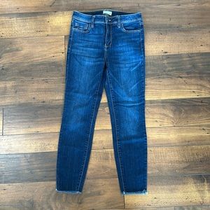 Dark wash cello skinnies